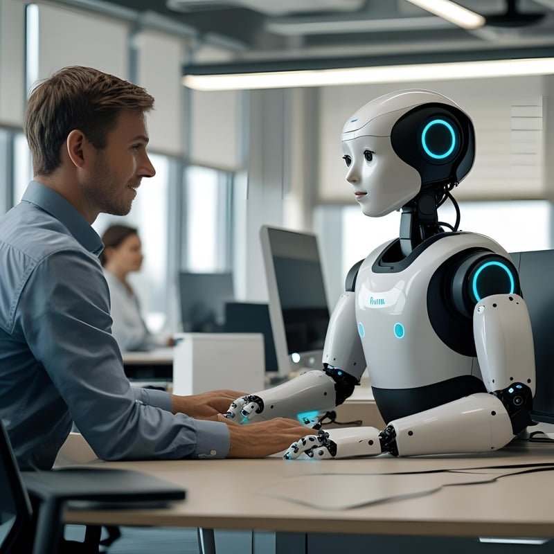Vision of AI and humans working together