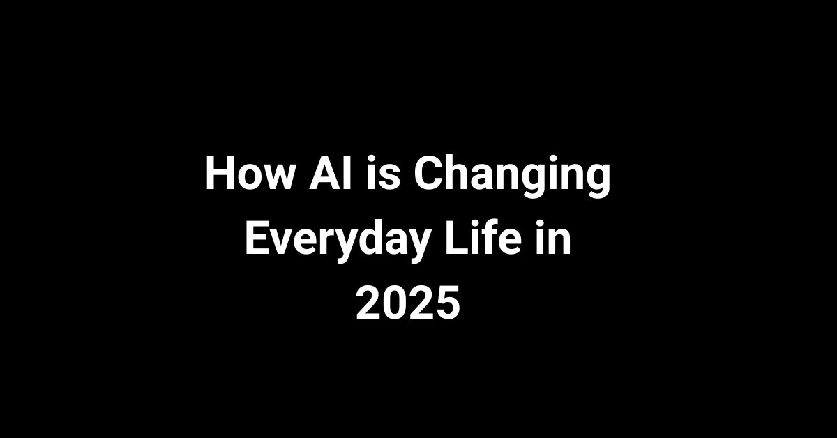 How Ai is Changing in 2025